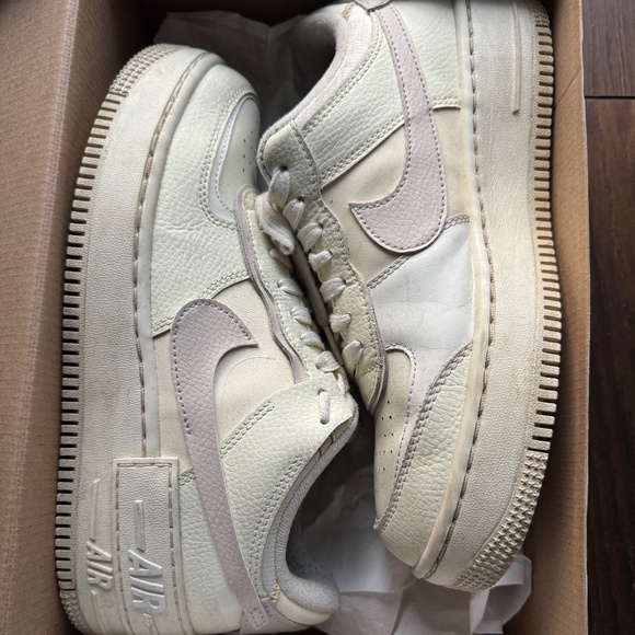 NIKE AF1 SHADOW COCONUT MILK/DESERT SAND-SAIL - Picture 3 of 5